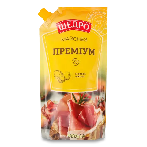 Майонез Щедро Преміум 72% д/п