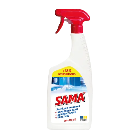 Засіб чистячий Sama для акрил ван/душ каб/інш пов