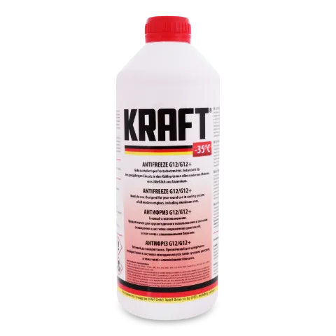 Антифриз Kraft червоний -35С G12/G12+