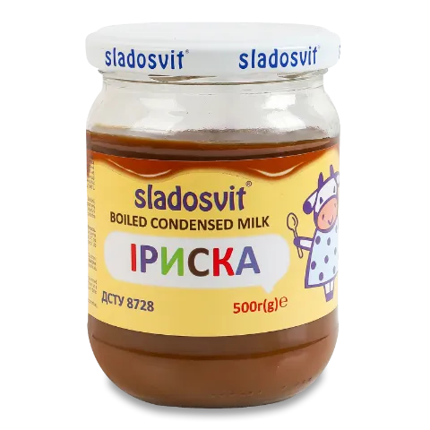 Продукт згущений Sladosvitt «Іриска» варений, 8%