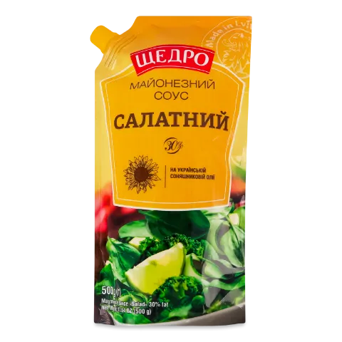 Соус Щедро Салатний майонезний 30% д/п