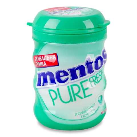 Гумка жувальна Mentos Pure fresh зі смаком м'яти