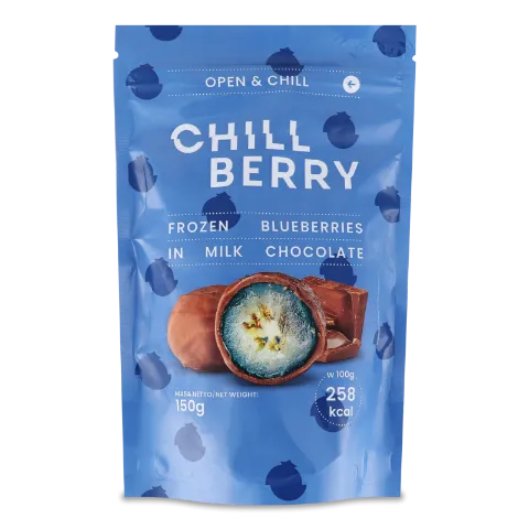 Лохина Chillberry в молочному шоколаді заморожена