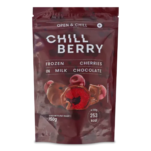 Вишня Chillberry в молочному шоколаді заморожена - Купити в FOZZY