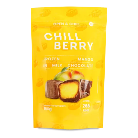 Манго Chillberry в молочному шоколаді заморожена