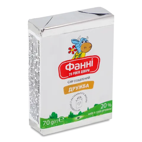 Сир плавлений Фанні Дружба 20%