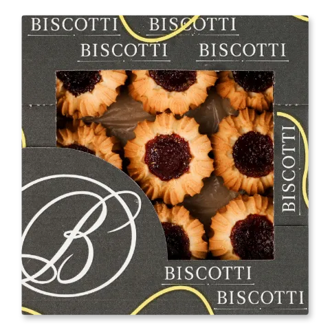 Печиво Biscotti Шарлотка фруктова здобна пісочно-відсадна