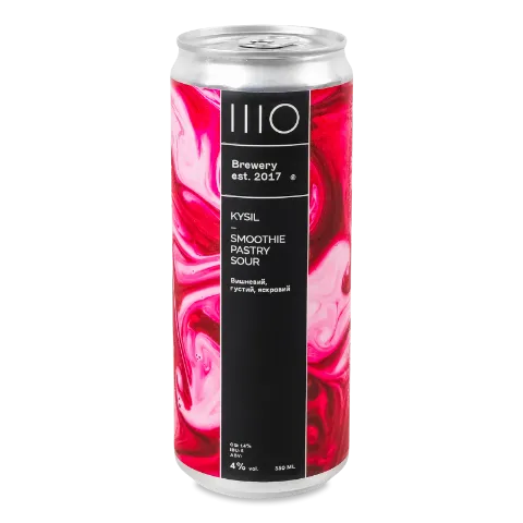 Пиво IIIO Brewery Kysil світле нефільтроване з/б