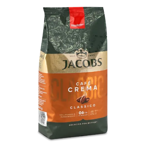 Кава зерно Jacobs Classico Cafe crema